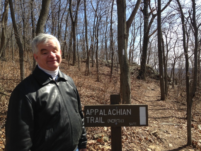 Brad Barrows plans to climb this Dauphin County, Pennsylvania stretch of the Appalachian Trail. Photo: Katherine Jurgens